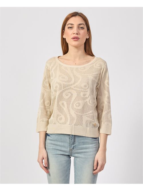 Pull ajouré en viscose Yes Zee YES ZEE | M437-I9000250